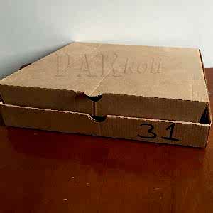 31 cm pizza kutusu, 31cmlik kraft pizza kutusu